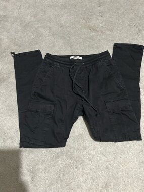 PacSun Black Cargo Jogger Pants